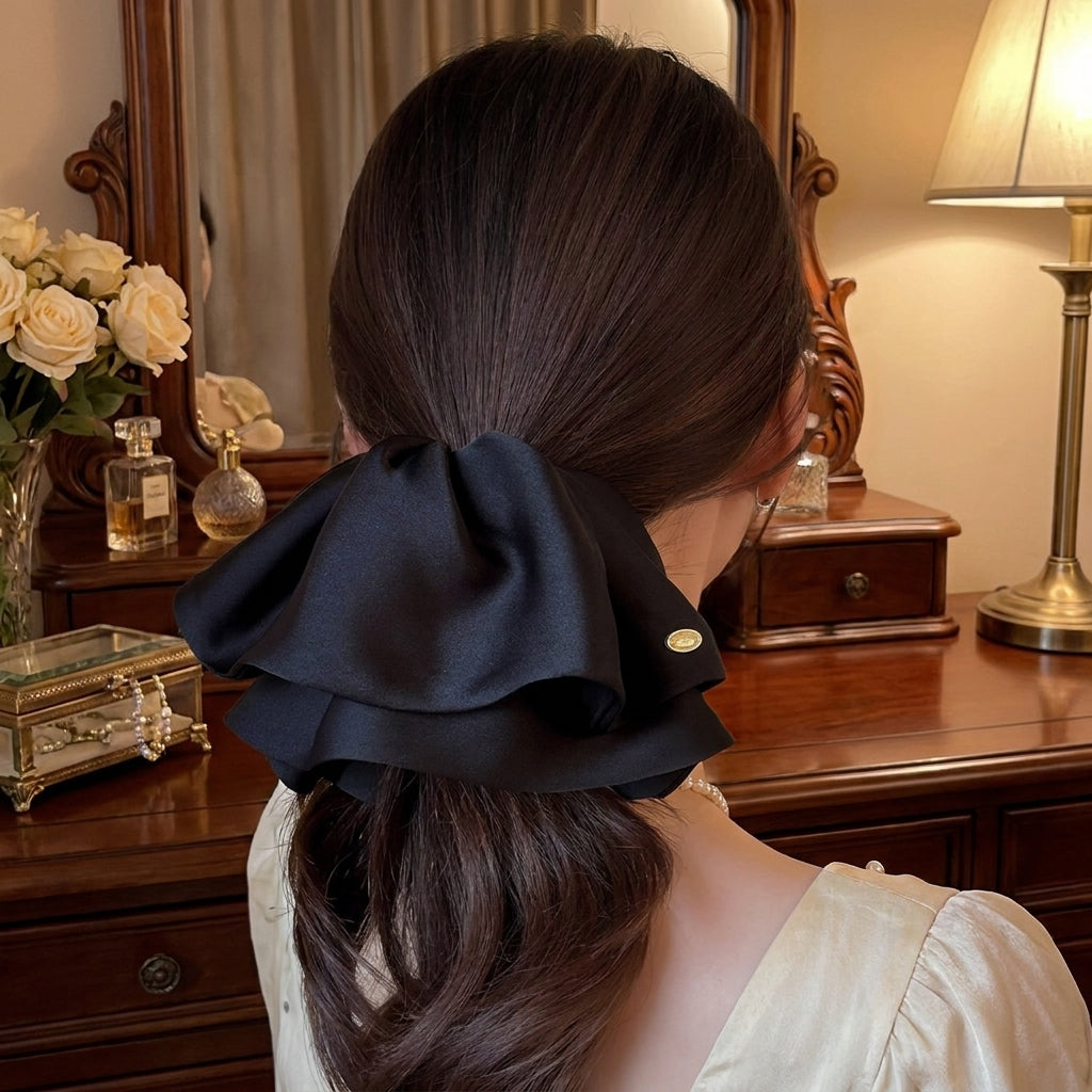 Satin Skirt Design Hair Claw